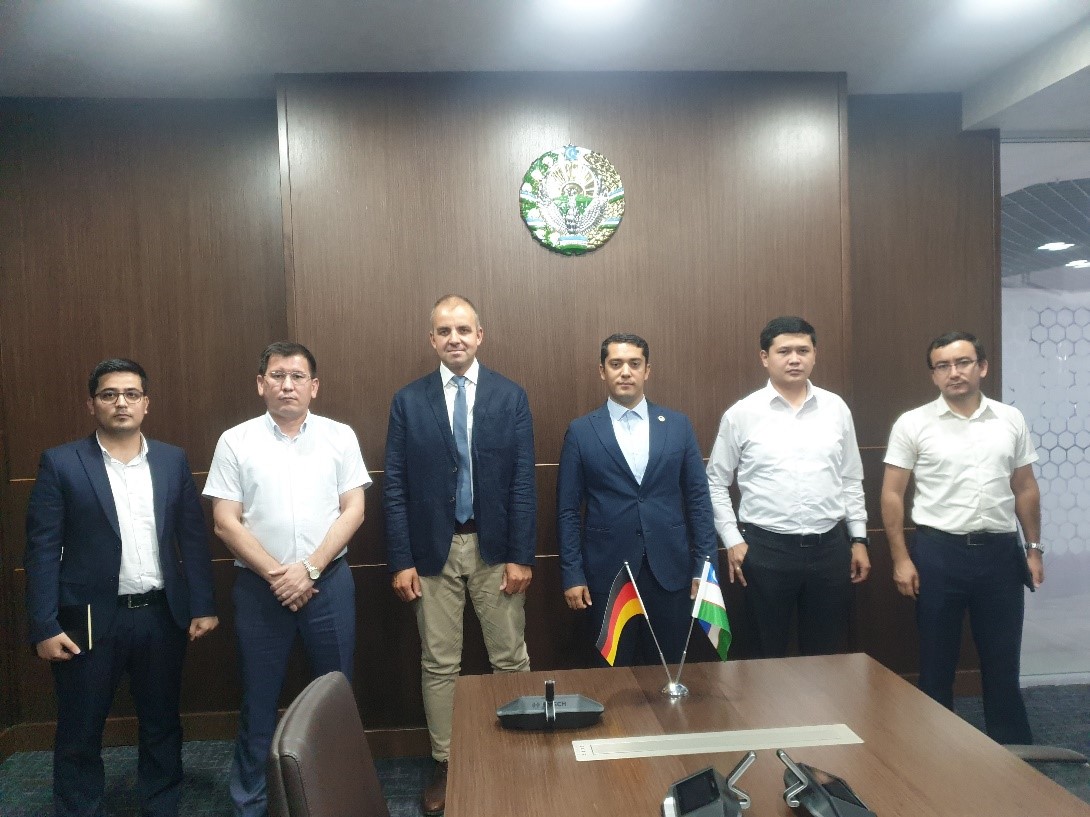 Arbeitstreffen mit dem Ministerium für Innovative Entwicklung der Republik Usbekistan 