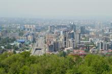 Panorama von Almaty