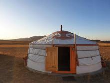 Traditional Mongolian yurt